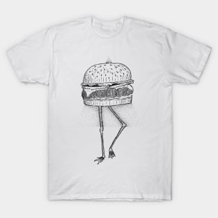 Hamburger Flamingo T-Shirt